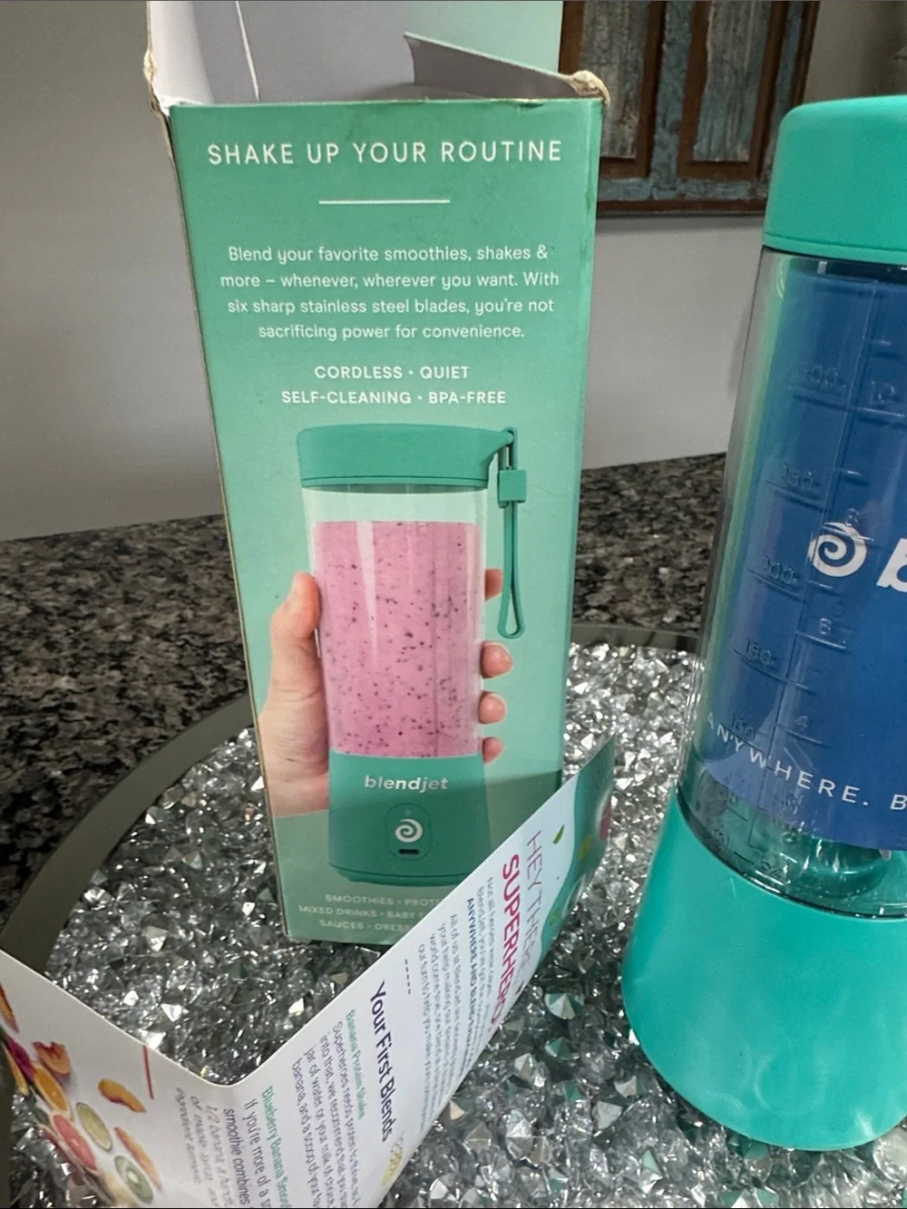 BlendJet Portable Personal Blender - Teal/Blue